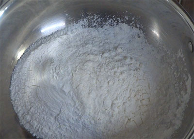 rice and maida flour for kodubale or kodbale