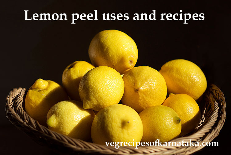 lemon peel recipes