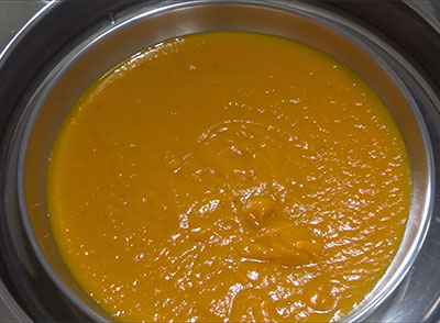 cooked mangoes for mavina hannu happala or aam papad recipe