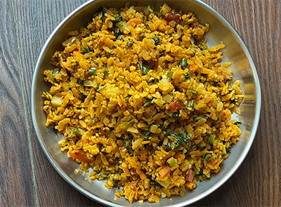 masale avalakki or masala poha recipe