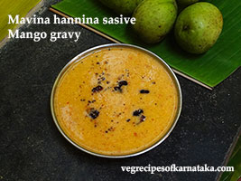 mango sasive or sasmi recipe