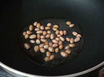 ground nut for mavinakayi chitranna or mango rice