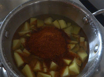 spice powder for mavinakayi uppinakayi or mango pickle