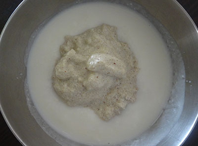 curd or buttermilk for menthe hasi tambli or thambli