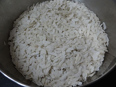 thick beaten rice for mosaru avalakki or curd poha