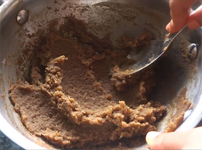 dough for sweet mushti kadubu or pidi kozhukattai using chakli mould
