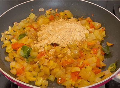 masala powder for Eerulli bhaji or onion gojju recipe