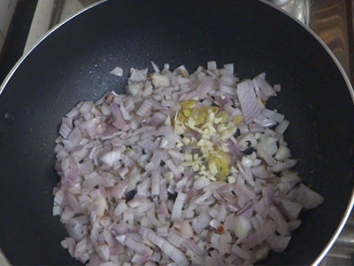 ginger garlic for paneer bhurji recipe