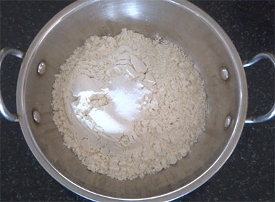 maida and salt for hotel style plain paratha or kerala style parota