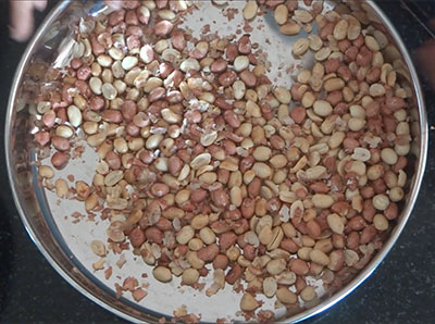 deskin peanuts for peanut butter recipe