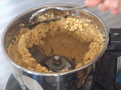 making peanut butter recipe