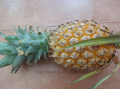 pineapple for pineaple menaskai or ananas gojju
