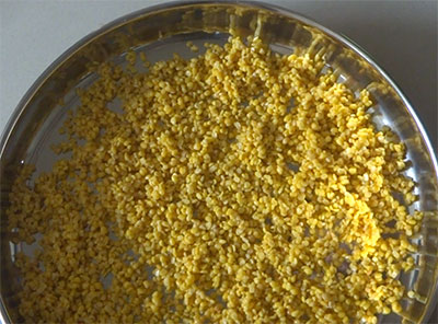 green gram dal for instant pongal mix recipe