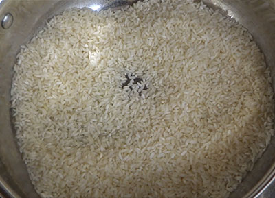 roasting rice for instant pongal mix recipe