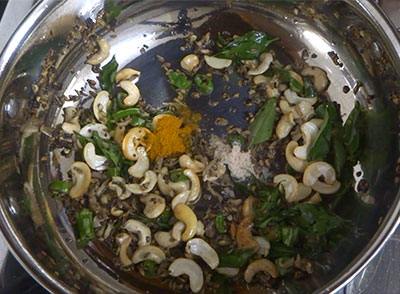 turmeric powder and asafoetida instant pongal mix recipe