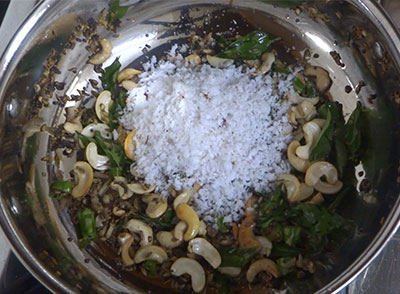 grated coconut for instant pongal mix recipe