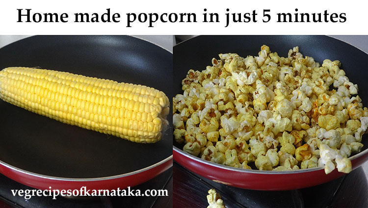 Pop Corn Recipe How To Make Popcorn Home Made Pop Corn Pop Corn In Pressure Cooker Pop Corn Using Drid Corn Kernels Easy Way To Prepare Pop Corn At Home