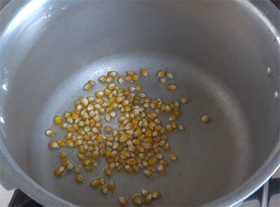dried corn kernels for home made pop corn recipe