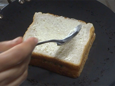 butter for potato sandwich or aloo bread toast