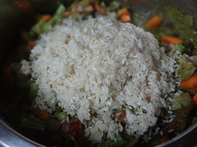 rice for pudina pulao or pudina rice