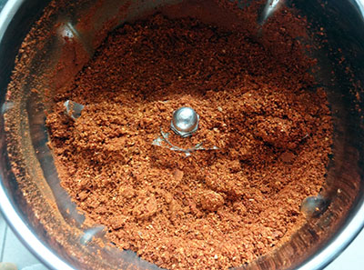 mysore rasam powder or iyengar puliyogare powder