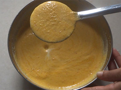 fermenting for cheenikai dose or pumpkin dosa
