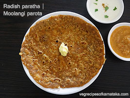 radish paratha recipe