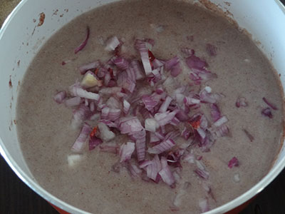 onion for ragi ambli or ambali