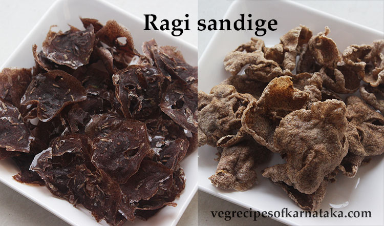 ragi sandige recipe