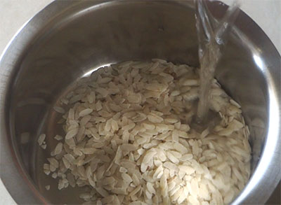 beaten rice for instant set dosa or rava sponge dosa