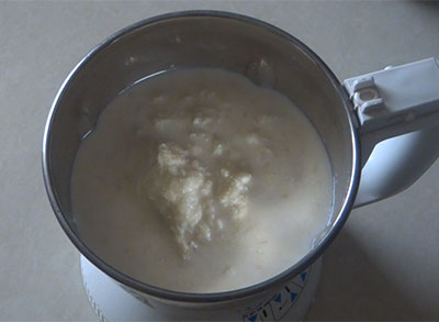 grinding for instant set dosa or rava sponge dosa