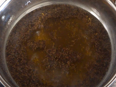 boiling jeerige kashaya or gas and indigestion remedy