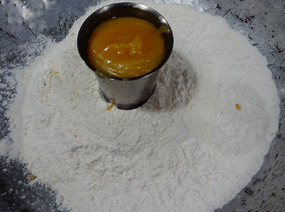 flour and ghee for saat or badusha