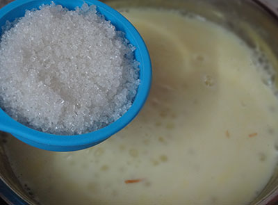 sugar for sabakki payasa or sago kheer