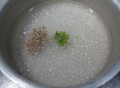 cumin seeds for sabakki sandige or javvarisi vadam