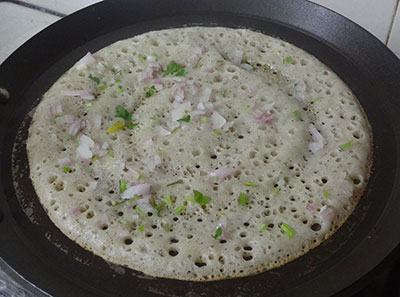 drizzle oil or ghee for sajje dose or pearl millet dosa