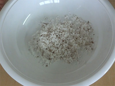 grated coconut for sihi avalakki