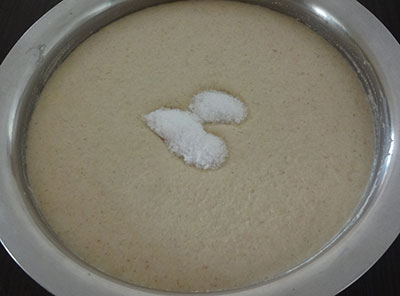 fermented batter for siridhanya idli or millets idli