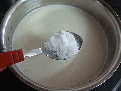 salt for millets neer dosa or siridhanya neer dose
