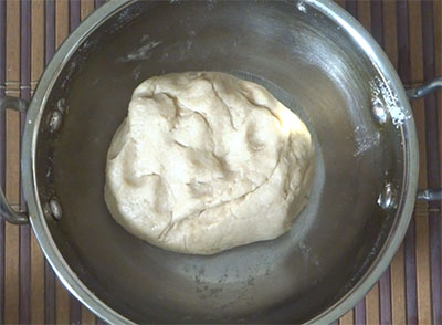 resting the dough for soft chapathi recipe