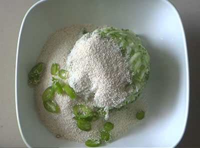 rice and dal for soutekayi rotti or cucumber bakri