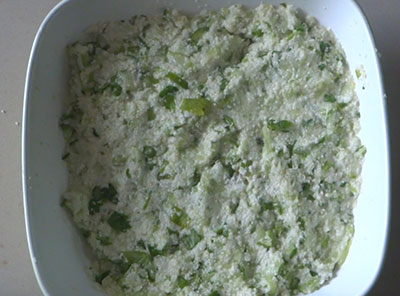 fermenting batter for soutekayi rotti or cucumber bakri