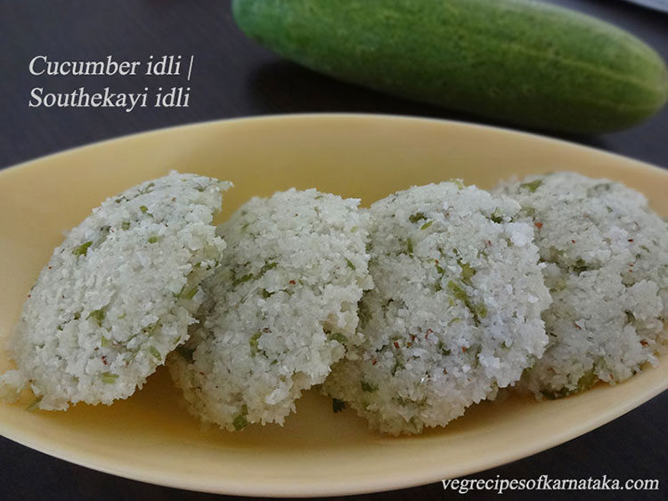 Southekayi or cucumber idli recipe