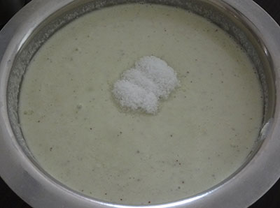 salt for cucumber sweet dosa or southekayi sihi dose