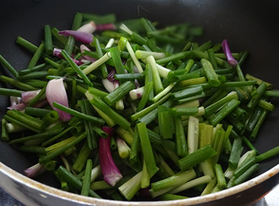 spring onion for spring onion thambli or eerulli gida tambli