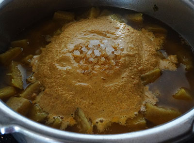 ground masala for suvarna gadde huli or yam sambar