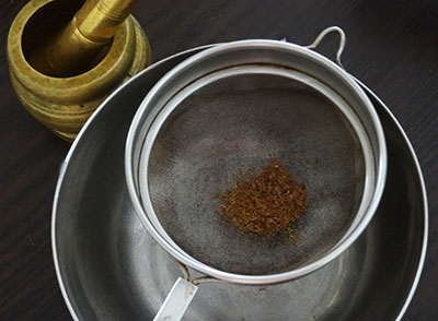 carom seeds powder for thin kara sev mixture or omapodi mixture
