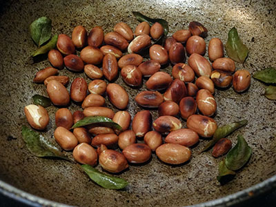 peanuts for thin kara sev mixture or omapodi mixture