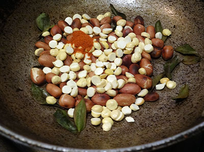 roasted gram for thin kara sev mixture or omapodi mixture