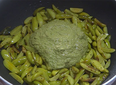 ground masala for thondekai green masala palya recipe